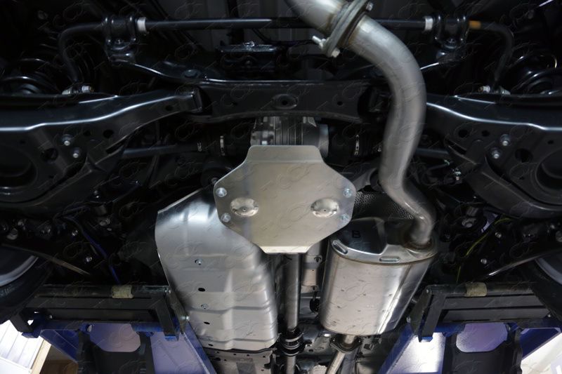 Защита алюминиевая ТСС (4 мм) для дифференциала Lexus RX200t/RX300/RX350/RX450h (AL20) 2015-2022. Артикул ZKTCC00174