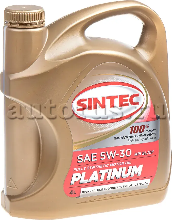SINTEC Платинум SAE 5W-30 API SN/CF (синт) 4л Sintec. Артикул 801939