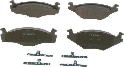 Тормозные колодки Bosch (Low-Metallic) передние для SEAT Ibiza II 1995-2002. Артикул 0 986 494 057
