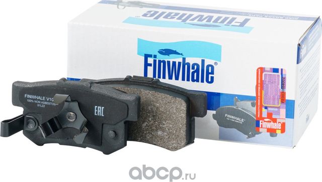 Колодки тормозные HONDA ACCORD 2.0-2.4 АКПП 08-/CR-V II 02-06/FR-V 05- задние (Finwhale). Артикул V1089