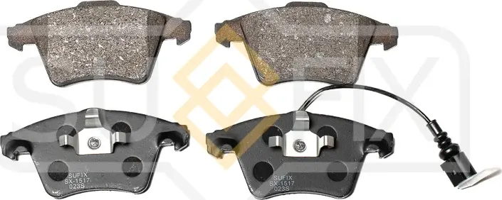 Колодки тормозные передние (Sufix). Артикул SX1517