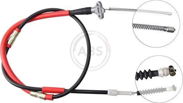 Трос ручника (тросик ручного тормоза) ABS. Артикул K12778