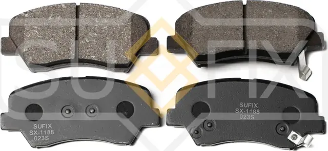 Колодки тормозные дисковые передние правые/левые HYUNDAI GRANDEUR (HG) 2011-2016 (Sufix). Артикул SX1188