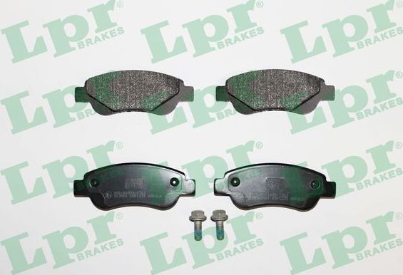 Тормозные колодки LPR передние для Citroen C1 I 2005-2014. Артикул 05P1235
