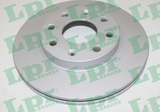 Тормозной диск LPR TOTAL COATED передний для Daewoo Kalos 2002-2007. Артикул D4001VR