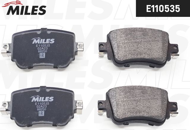 Тормозные колодки Miles (Semi-Metallic). Артикул E110535