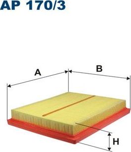 Воздушный фильтр Filtron для Lexus CT I 2010-2018. Артикул AP 170/3