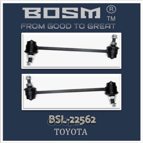 КОМПЛЕКТ ЗАДНИХ СТОЕК СТАБИЛИЗАТОРА BOSM BSL-2-2562 TOYOTA 48830-33040 Bosm. Артикул BSL22562