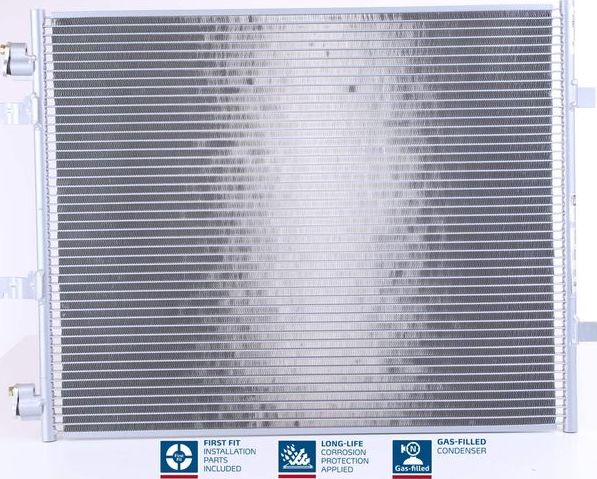 Радиатор кондиционера (конденсатор) Nissens (алюминий). Артикул 940201