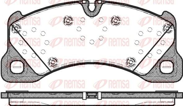 Тормозные колодки Remsa. Артикул 1345.00