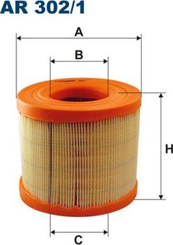 Воздушный фильтр Filtron. Артикул AR 302/1