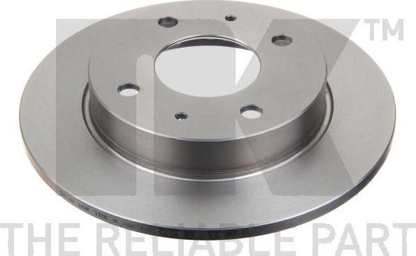 Тормозной диск NK задний для Smart Forfour I (W454) 2004-2006. Артикул 203036