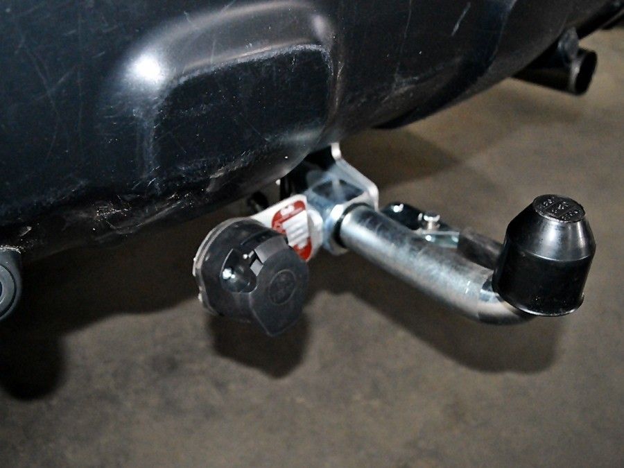 Фаркоп Galia оцинкованный для Honda CR-V III 2006-2012. Быстросъемный крюк. Артикул H074C