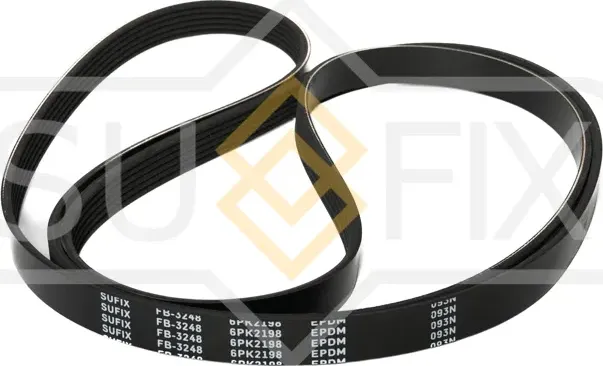 Ремень поликлиновый 6PK2198 (Sufix). Артикул FB-3248