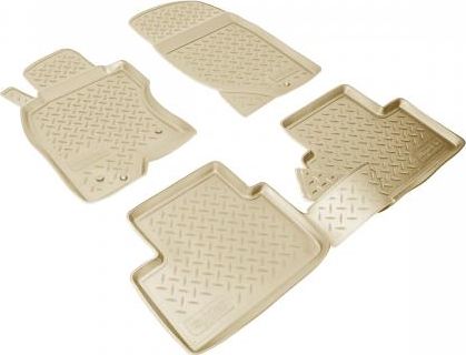 Коврики Норпласт для салона Infiniti G25/35/37 2006-2015. БЕЖЕВЫЕ. Артикул NPL-Po-33-55Beige