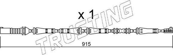 Датчик износа тормозных колодок  Trusting. Артикул SU.287