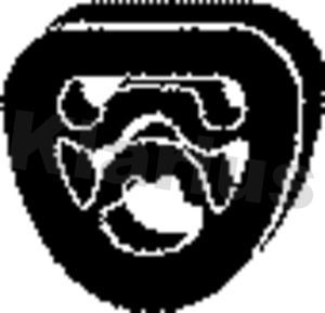 Крепление глушителя Klarius (резина). Артикул 420223