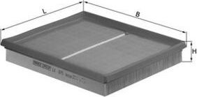 Воздушный фильтр Mahle. Артикул LX 679