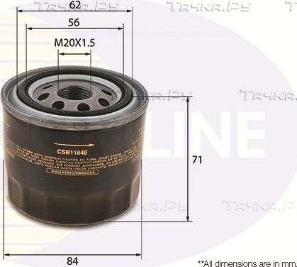 Масляный фильтр Comline. Артикул CSB11840