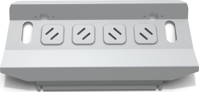 Защита алюминиевая Rival для радиатора Mitsubishi Pajero IV 2006-2014 2014-2026. Артикул 333.4012.1