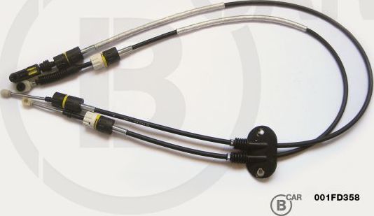 Трос переключения передач КПП B CAR. Артикул 001FD358