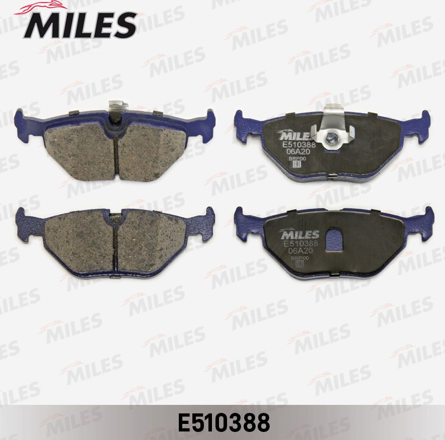 Тормозные колодки Miles (Керамика). Артикул E510388