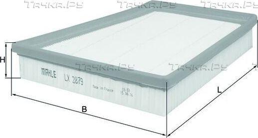 Воздушный фильтр Mahle-Knecht. Артикул LX 2879