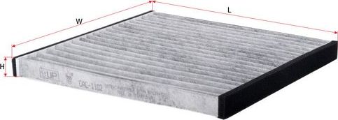 Салонный фильтр Sakura. Артикул CAC-1102