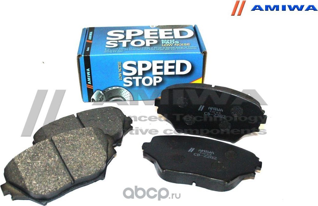 Колодки тормозные передние (Amiwa). Артикул CD2202