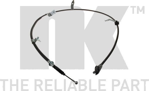 Трос ручника (тросик ручного тормоза) NK. Артикул 9045196