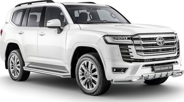 Защита Rival штатных порогов d42 для Toyota Land Cruiser 300 (70 Anniversary) 2021-2026. Артикул R.5727.003