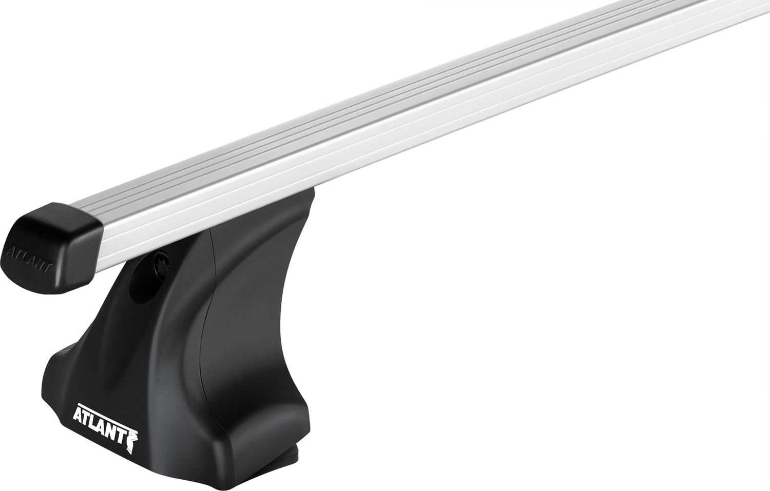 Багажник на крышу Атлант на штатные места для Mazda 3 II седан 2009-2013 (Прямоугольные дуги). Артикул 7011+7001+8725