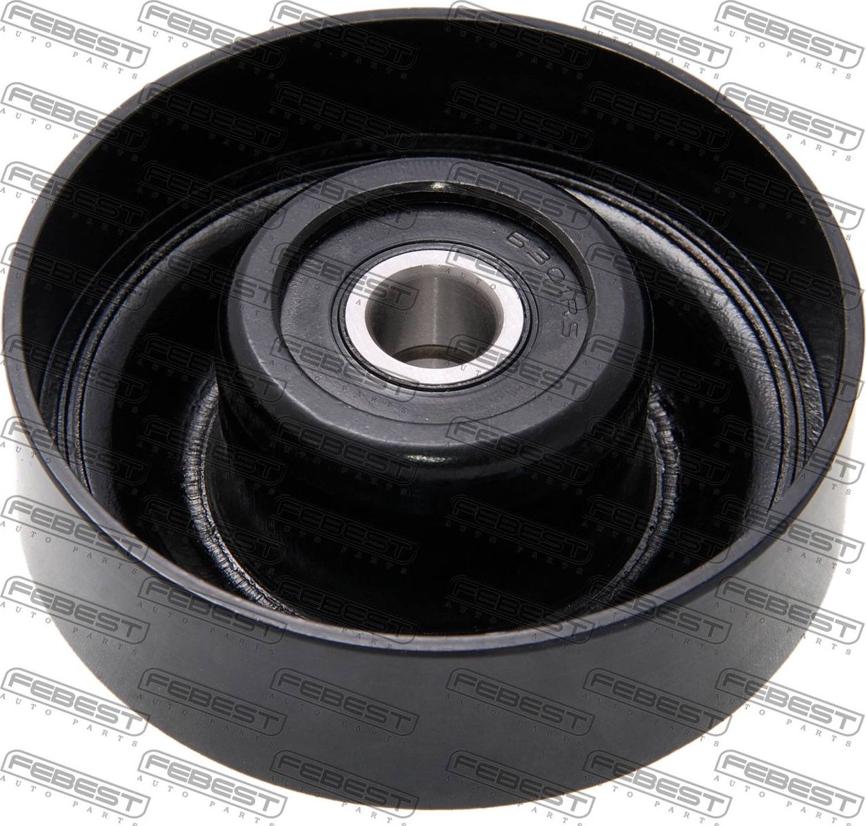 Натяжной ролик (натяжитель) приводного поликлинового ремня Febest. Артикул 0287-V35