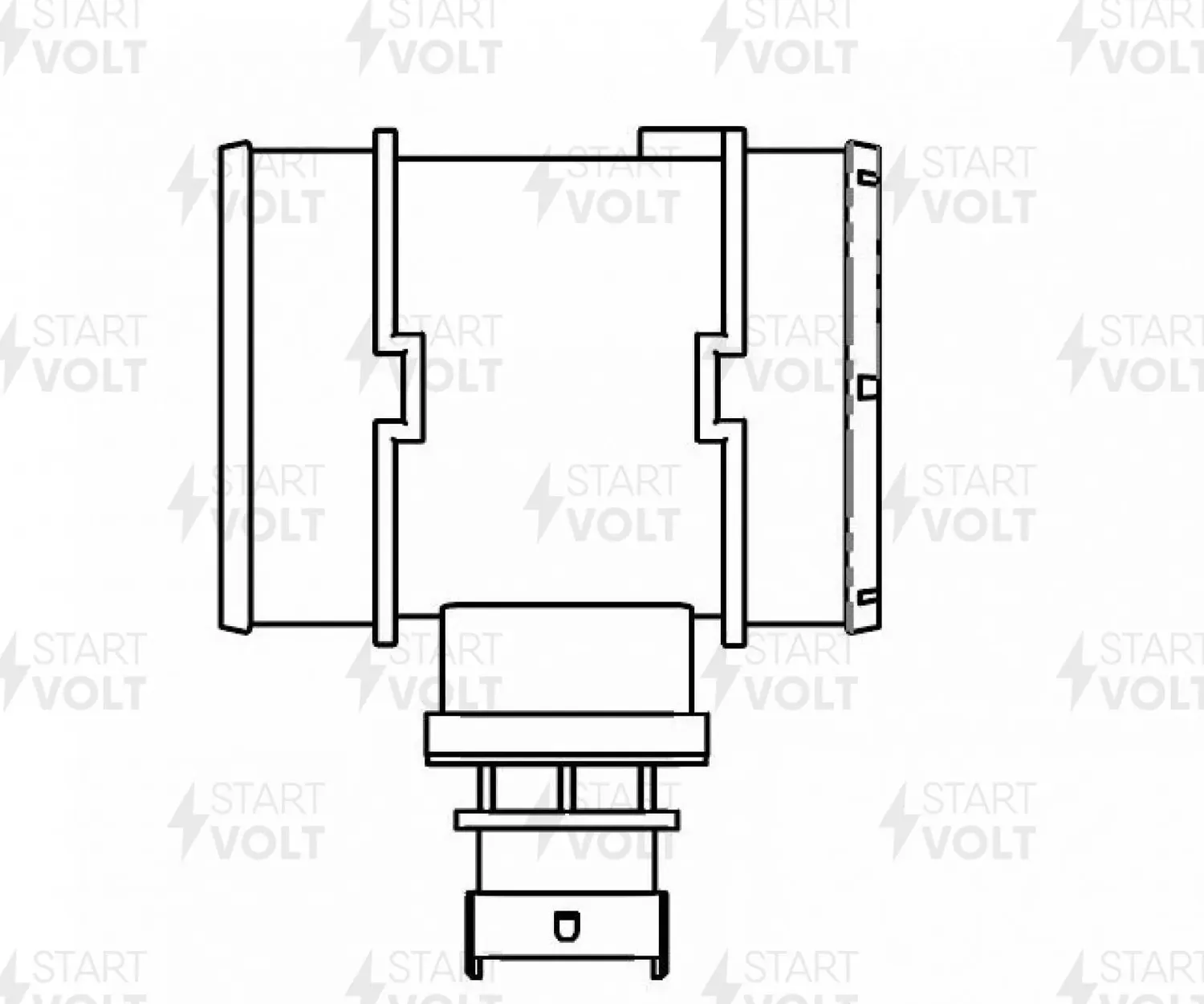 Датчик масс.расх.воздуха для а/м Opel Astra H (04-) 1.3CDTI (VS-MF 0506) (Startvolt). Артикул vs-mf-0506