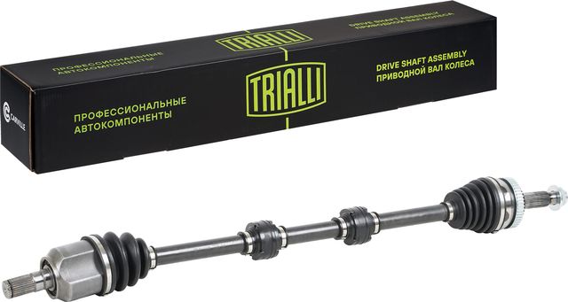 Полуось (привод в сборе, приводной вал) Trialli передняя правая для Hyundai i40 I 2011-2026. Артикул AR 995
