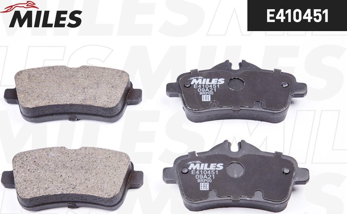 Тормозные колодки Miles (Low-Metallic). Артикул E410451