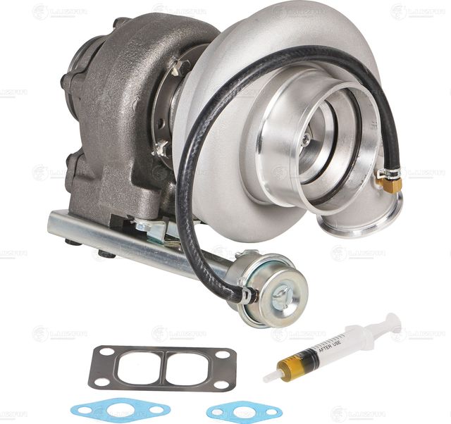Турбокомпрессор для ам КАМАЗ c дв. Cummins 6ISBe6ISDe E-45 LAT 0734 Luzar. Артикул LAT 0734