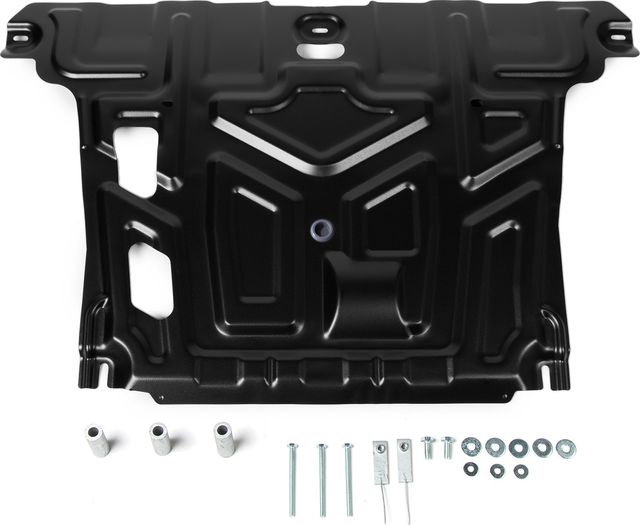 Защита AutoMax для картера и КПП Hyundai Creta I поколение 2016-2021. Артикул AM.2366.2