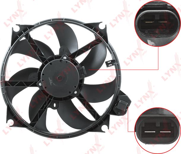 Вентилятор радиатора двигателя LYNXauto. Артикул RF-1206