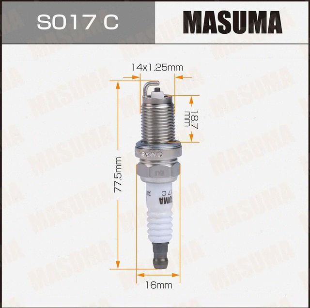 Свеча зажигания (Masuma). Артикул S024C