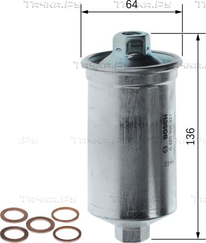 Топливный фильтр Bosch для Audi 80 II (B1) 1977-1978. Артикул 0 450 905 021