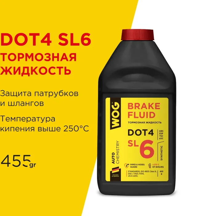 Жидкость тормозная (WOG). Артикул WGC0142
