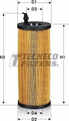 Масляный фильтр  Tecneco Filters для BMW 1 I (E81/E82/E87/E88) 2006-2011. Артикул OL010660E
