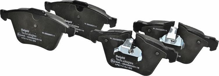 Тормозные колодки Delphi (Low-Metallic). Артикул LP2114