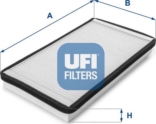 Салонный фильтр UFI. Артикул 53.028.00