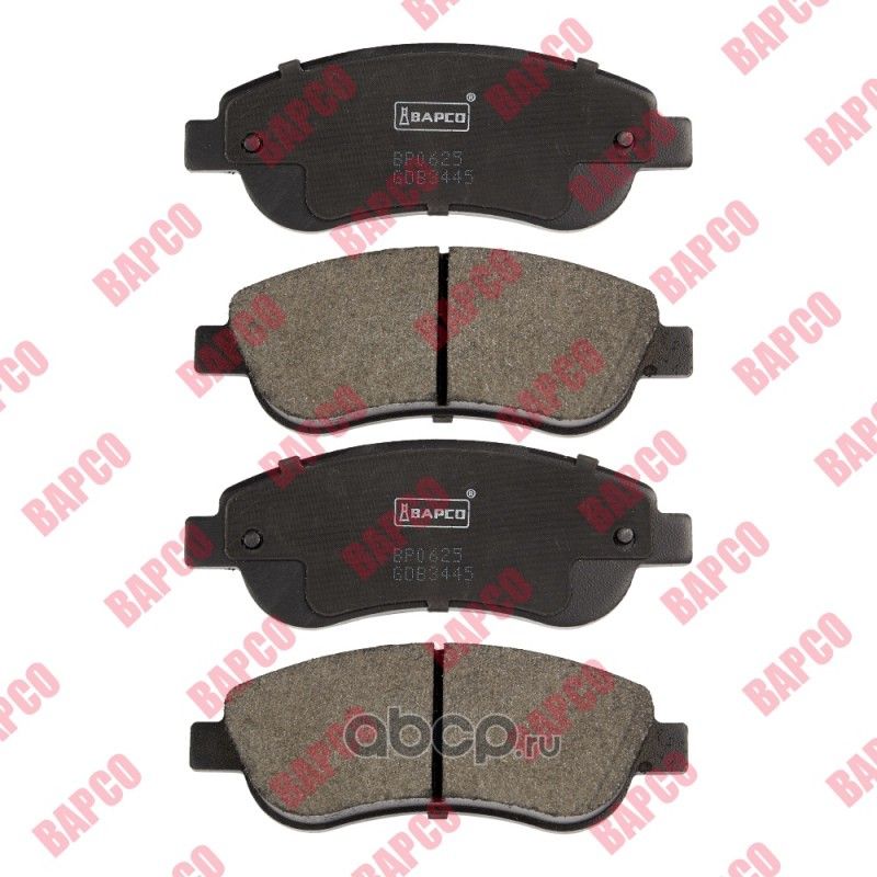 Колодки тормозные дисковые пер. HONDA CR-V III (RE_), CR-V IV (RM_) (Bapco) Bapco. Артикул BP0625