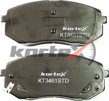 Колодки торм. HYUNDAI iX35/TUCSON/KIA SPORTAGE 08- перед.к-т (Kortex). Артикул KT3461STD