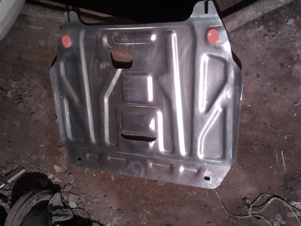 Защита алюминиевая Alfeco для картера и КПП Kia Rio 2011-2017. Артикул ALF.10.24.2 AL4