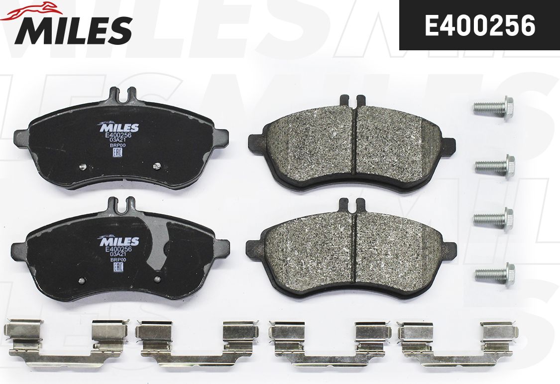 Тормозные колодки Miles (Low-Metallic). Артикул E400256