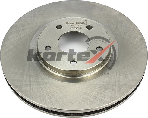 Диск тормозной NISSAN QASHQAI 08- перед.вент.(d=320mm) (Kortex). Артикул KD0171
